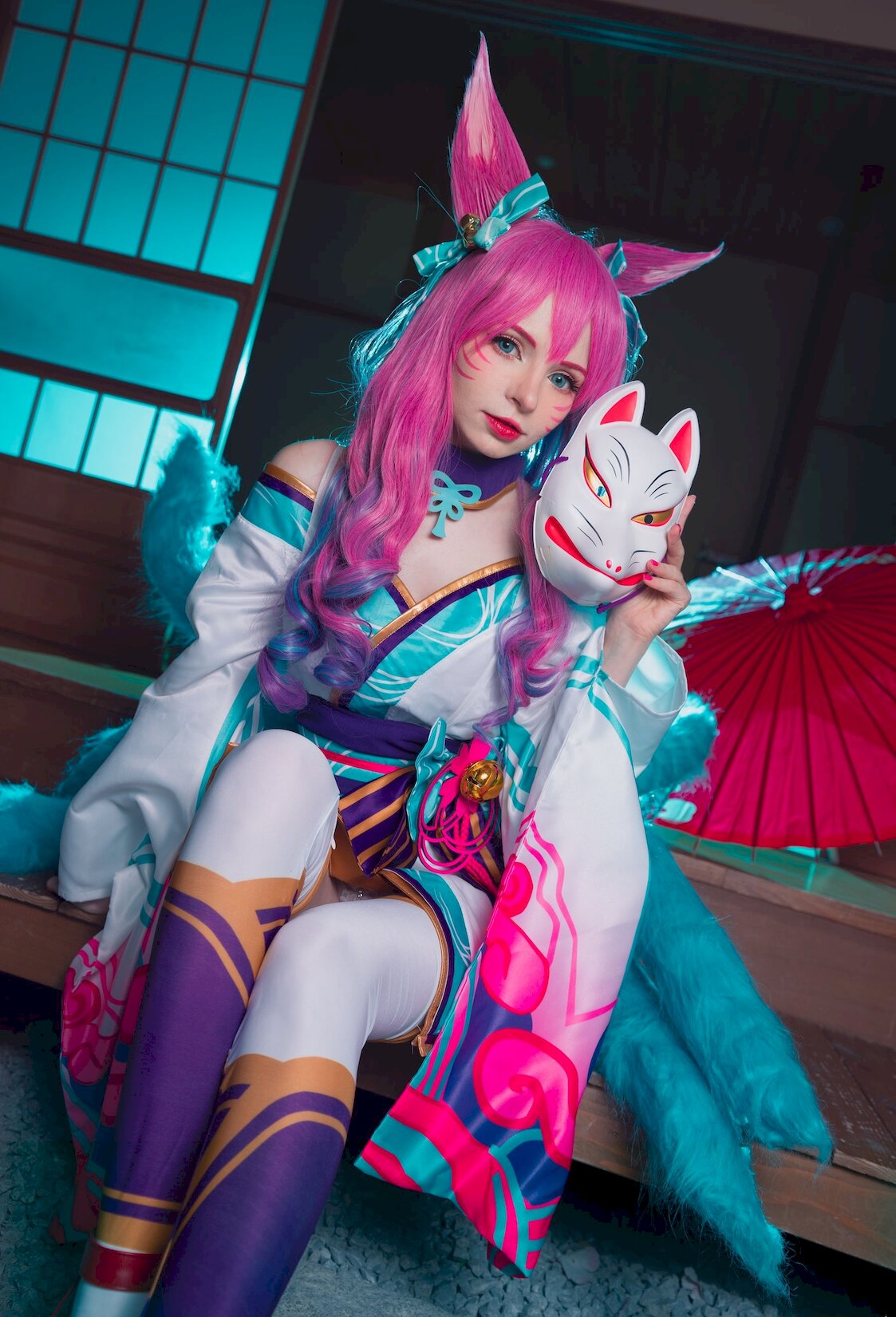 [Ůcos] Peach milky &# Peachmilky KDA Ahri [League ofegends]/142P